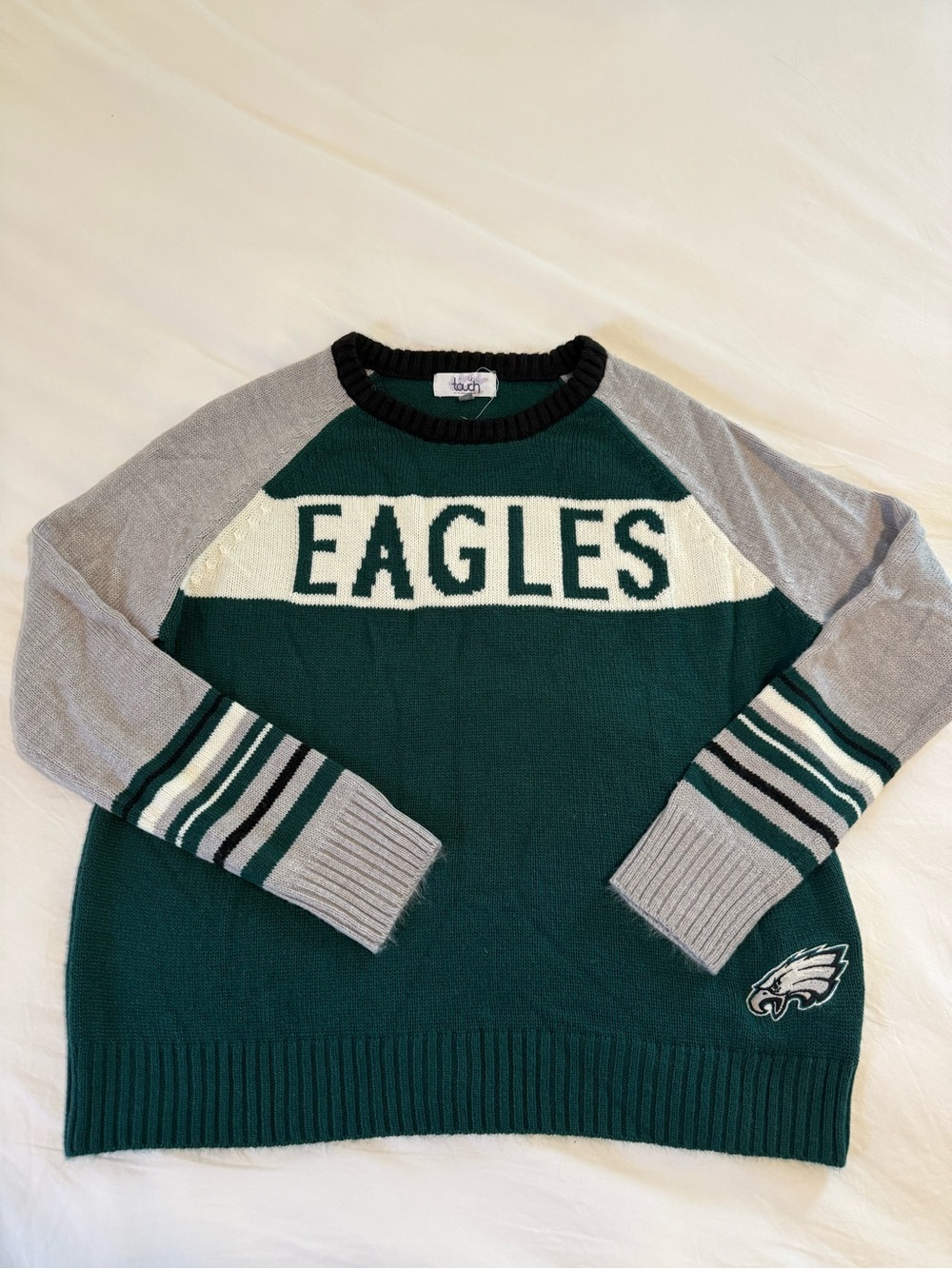 Philadelphia Eagles Touch Alyssa Milano Sweater Large